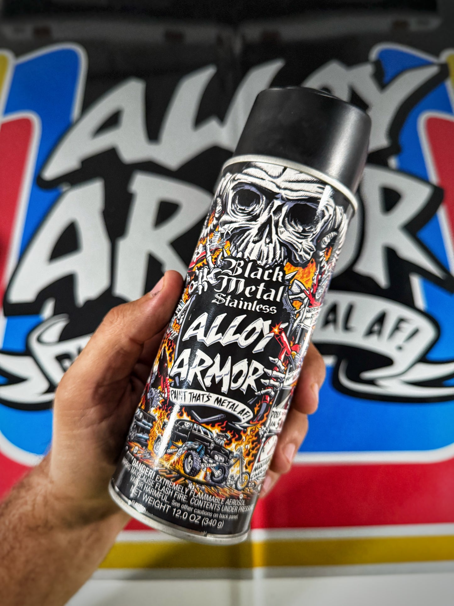 Black Metal Stainless (Single can)