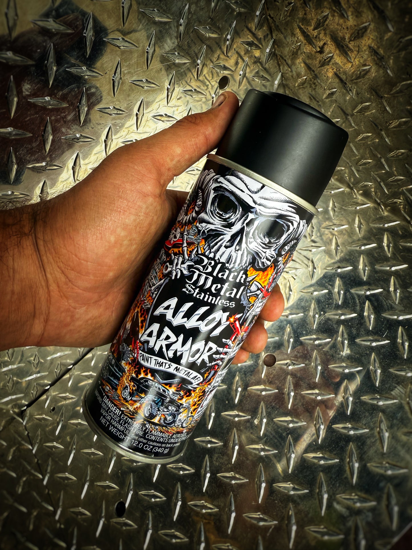 Black Metal Stainless (6 Pack)
