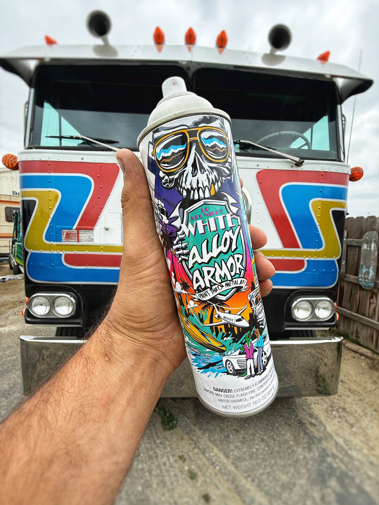 Up ALL Night White Can & Shirt COMBO!