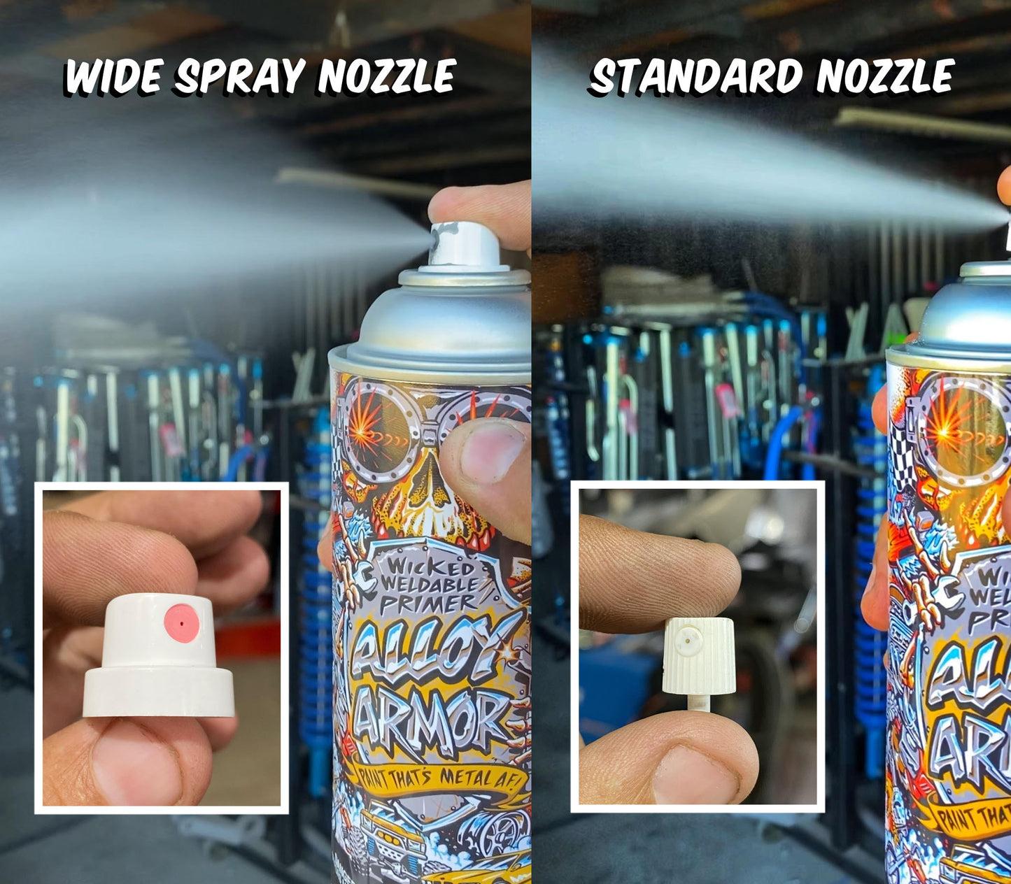 6 Pack Wide Spray Nozzles