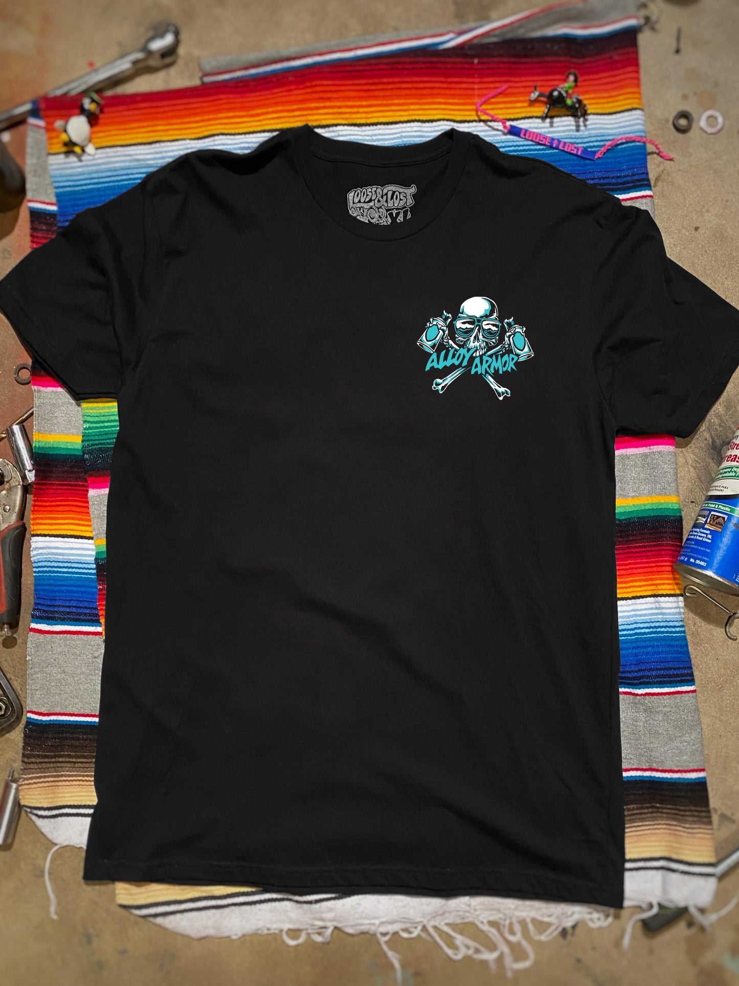 Black Metal Stainless Can & Shirt COMBO!