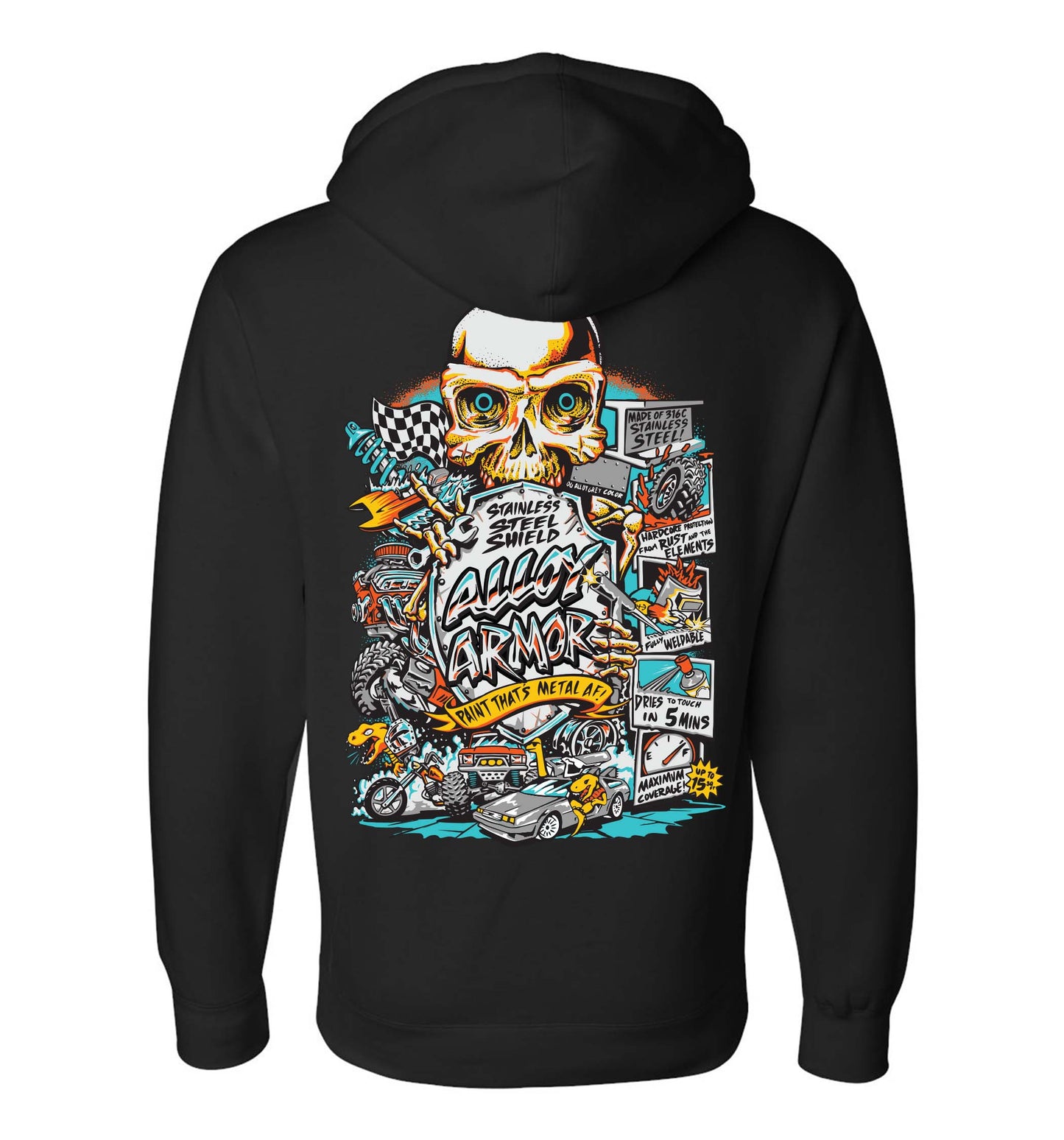 Can Label Hoodie - Black
