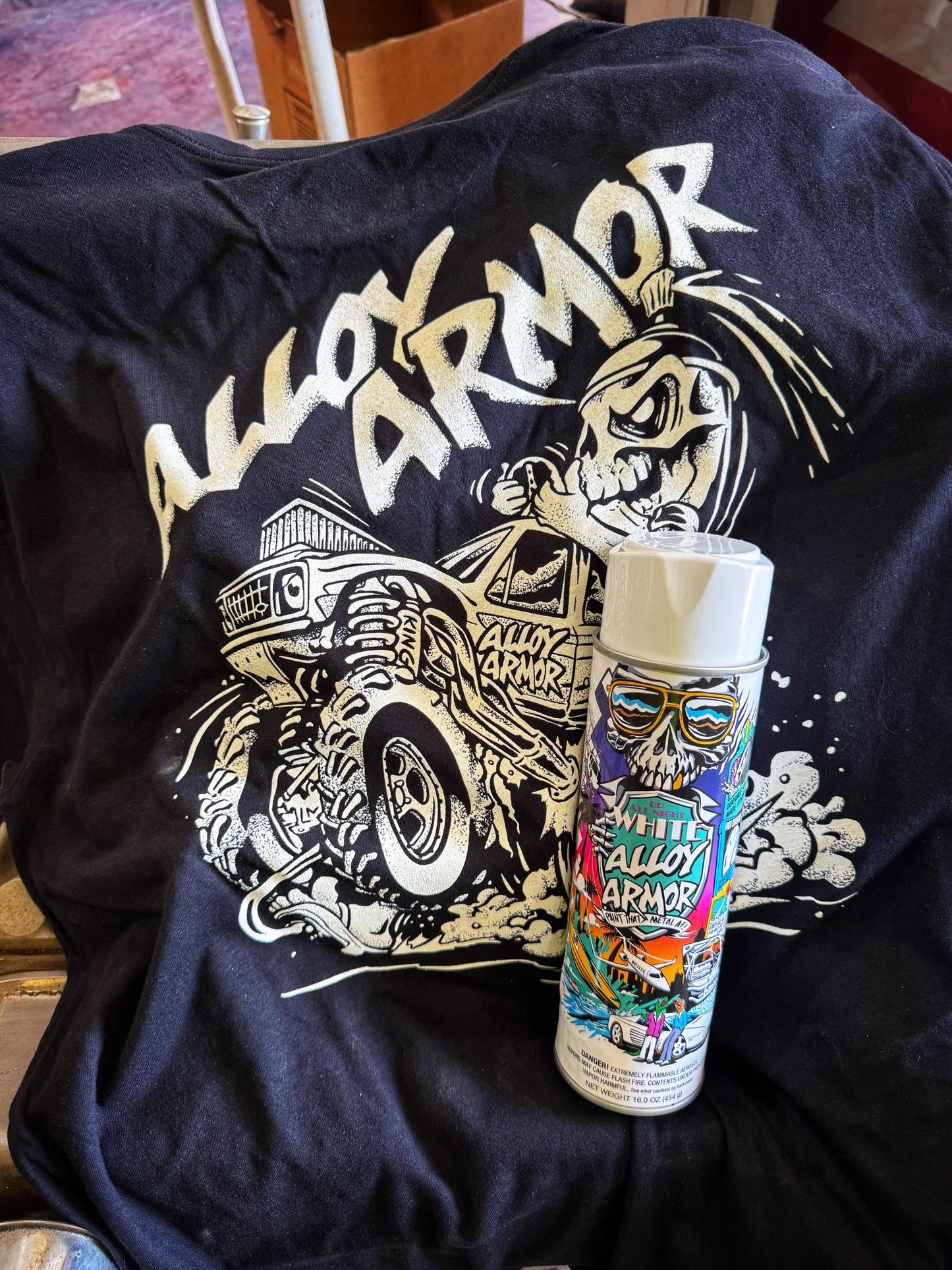 Up ALL Night White Can & Shirt COMBO!