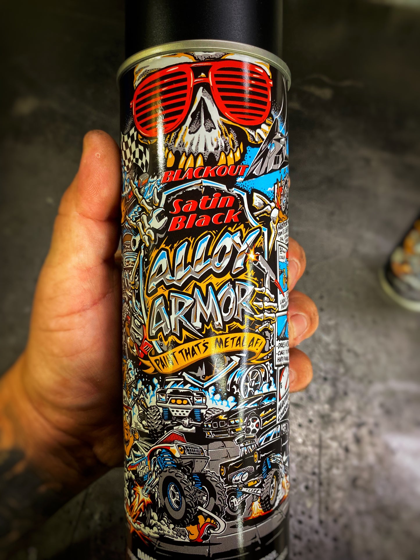 Blackout Satin Black (Single can)