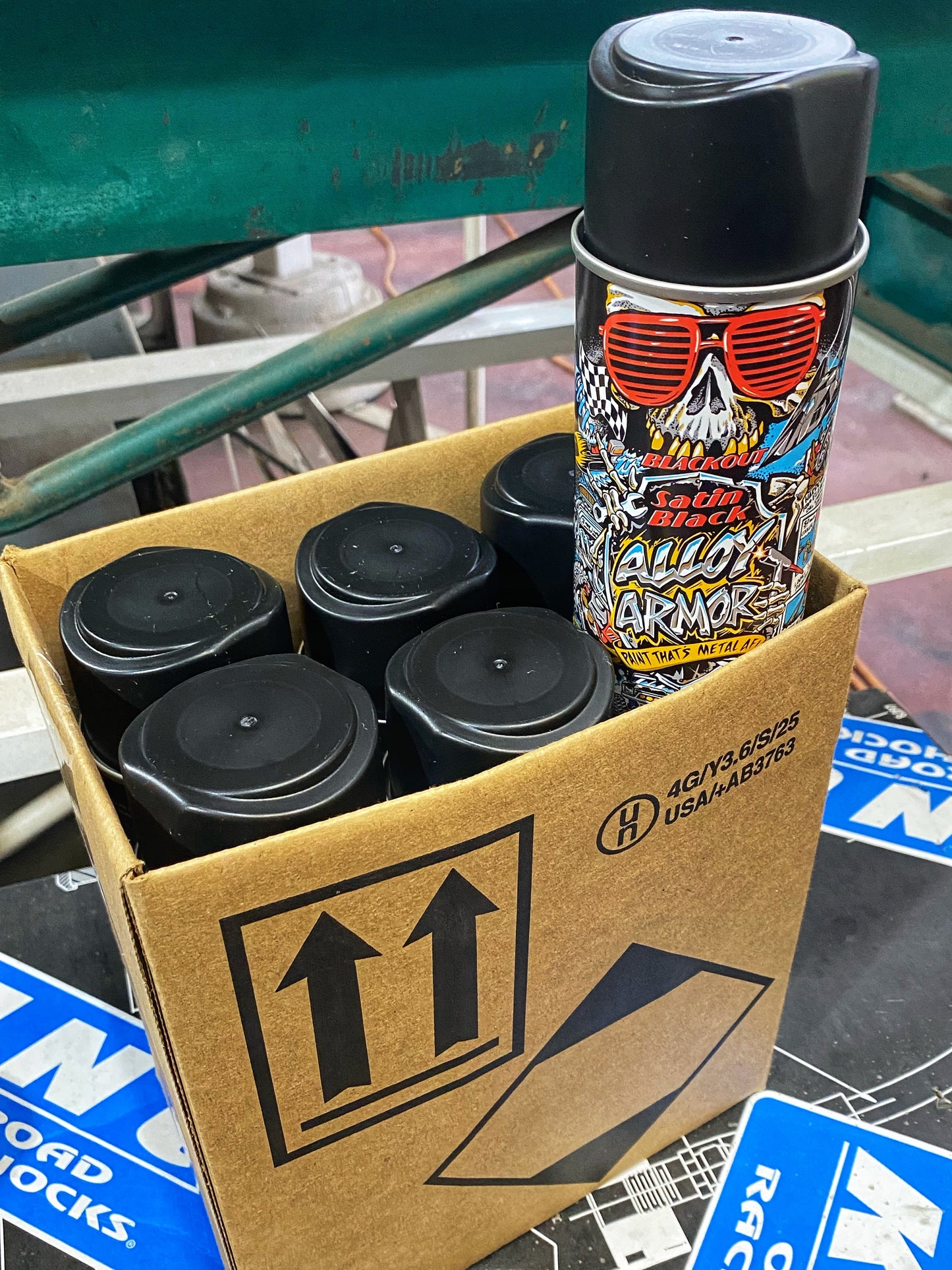 Blackout Satin Black (6 Pack)