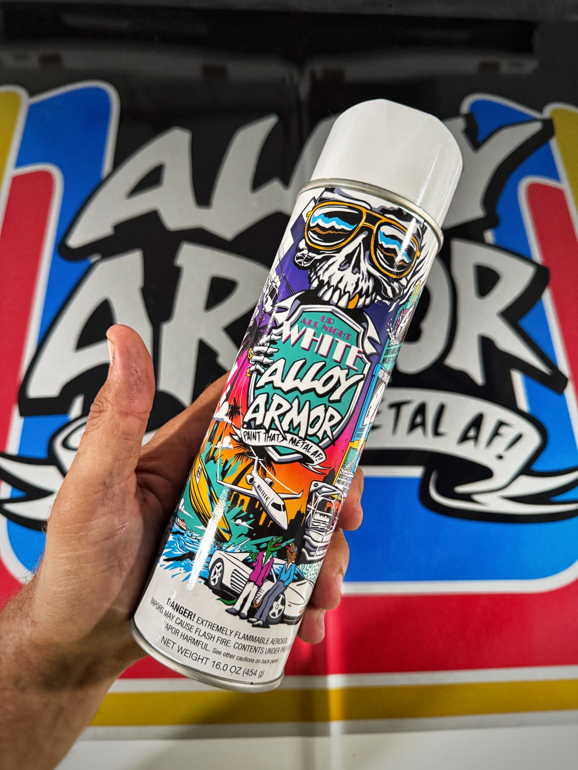 Up ALL Night White (Single can) Alloy Armor Paint Up ALL Night White (Single can) Alloy Armor Paint