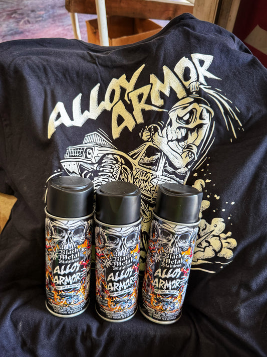 3 Pack Black Metal Stainless & Shirt COMBO!