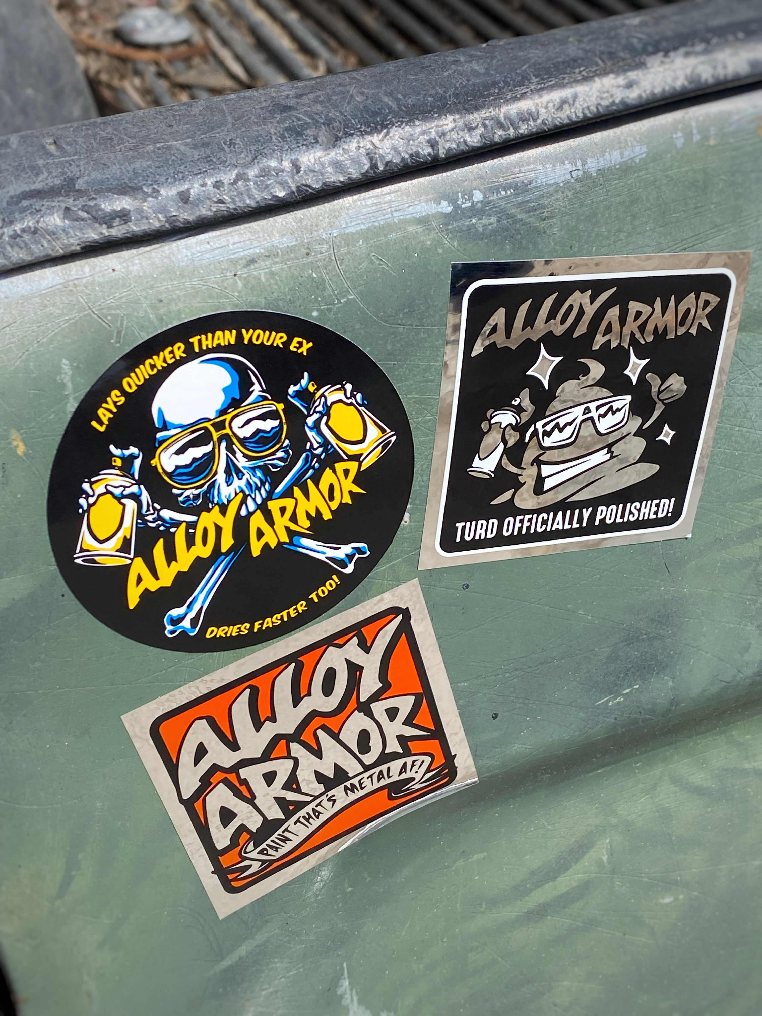 Alloy Sticker Sticker pack! – Alloy Armor Paint