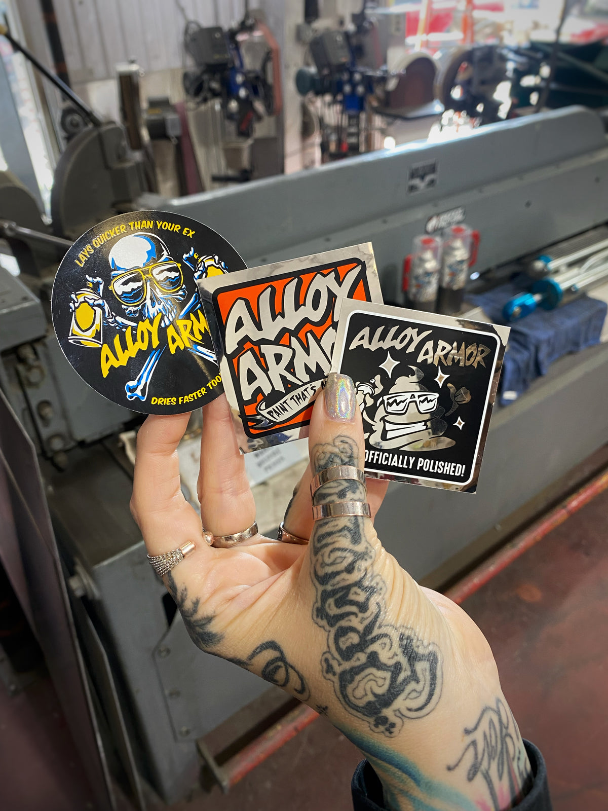 Alloy Sticker Sticker pack! – Alloy Armor Paint