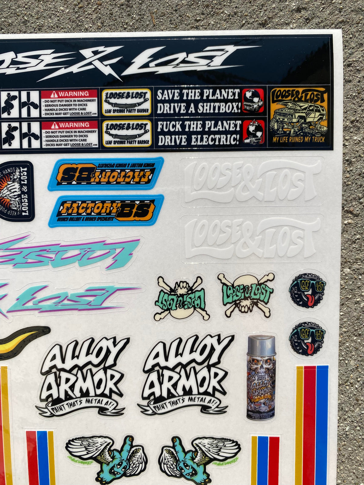 Ocrc Sticker RC car Sticker pack! – Alloy Armor Paint