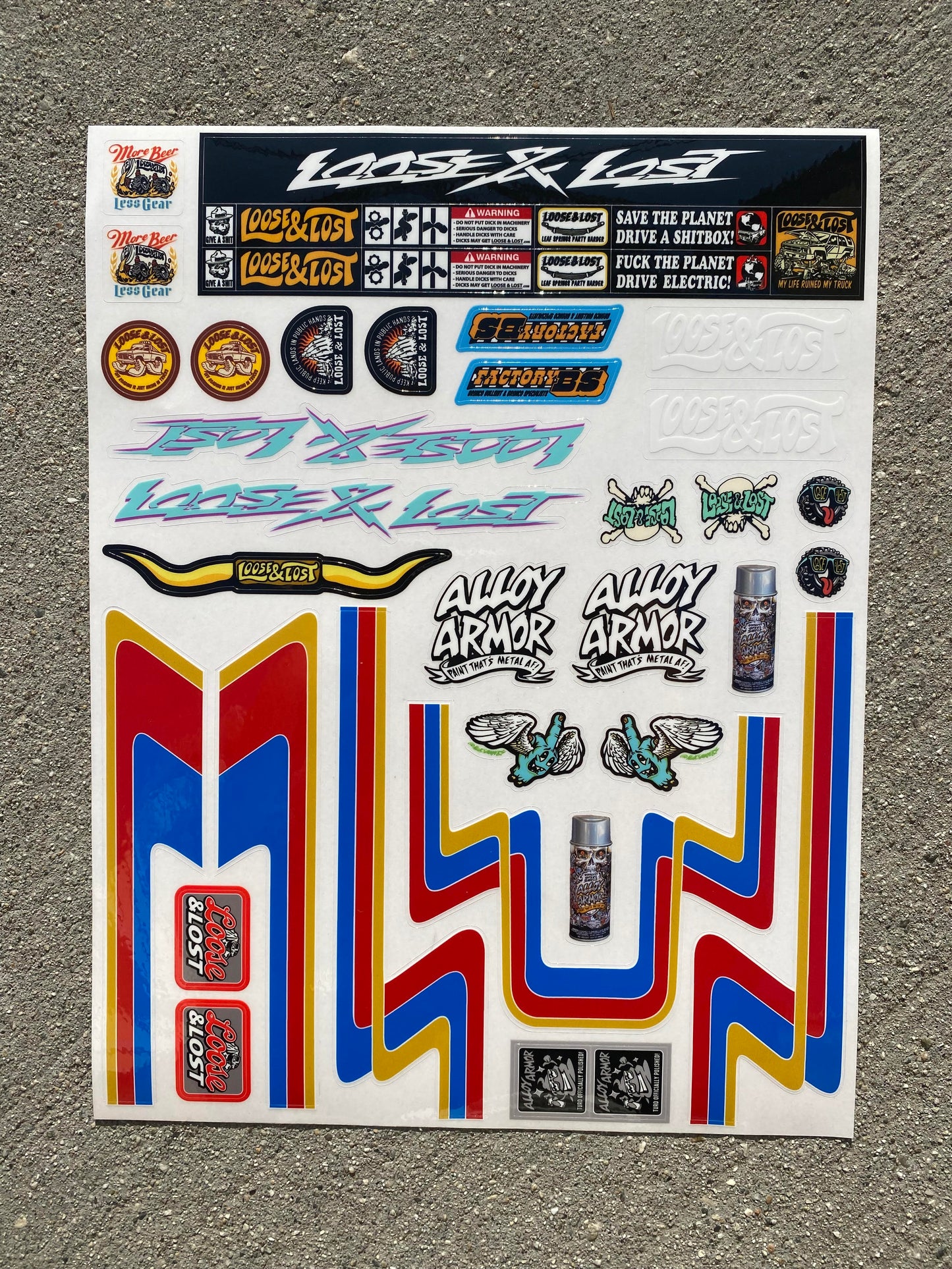 RC car Sticker pack!