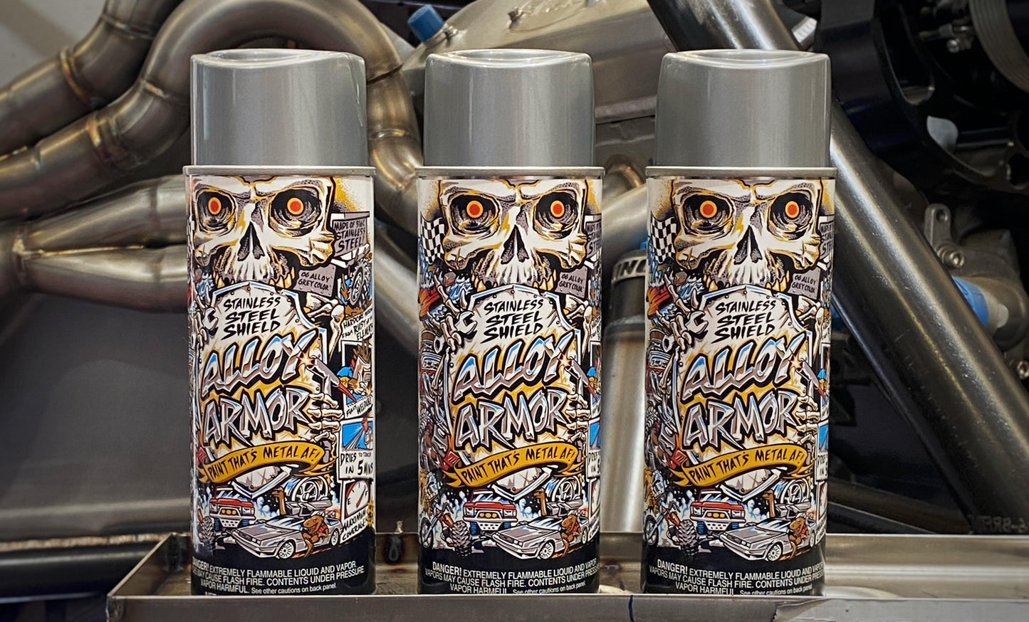 Stainless Steel Shield (Single can)