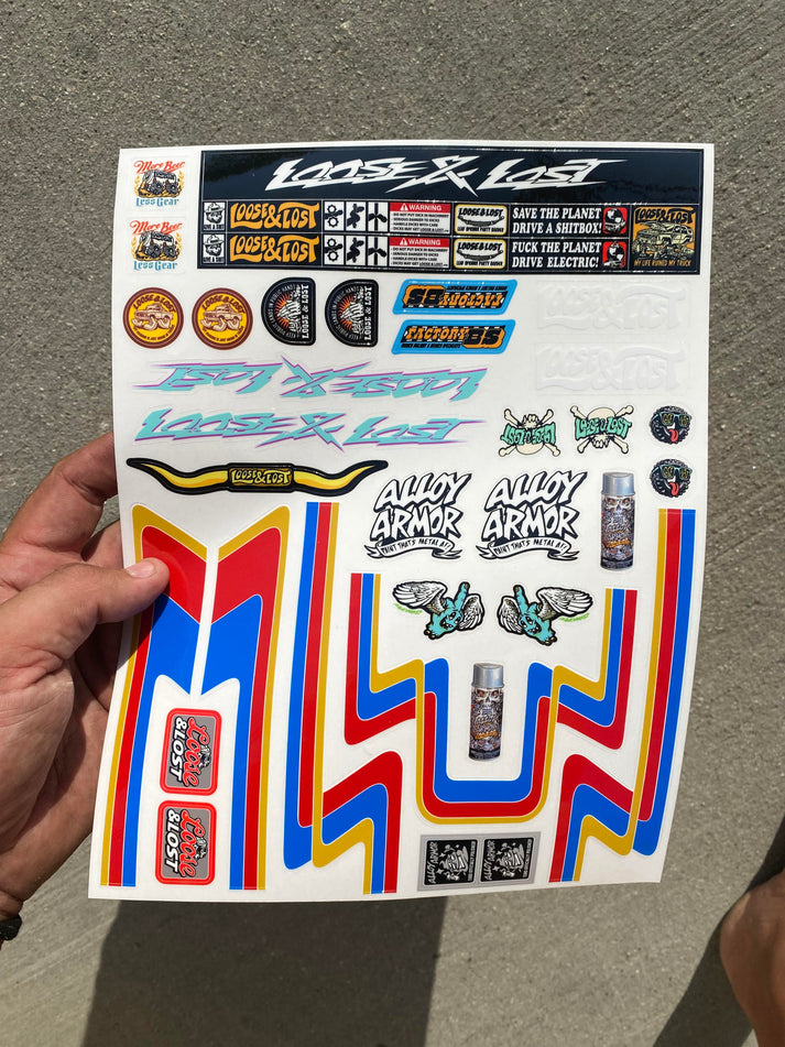 Ocrc Sticker RC car Sticker pack! – Alloy Armor Paint